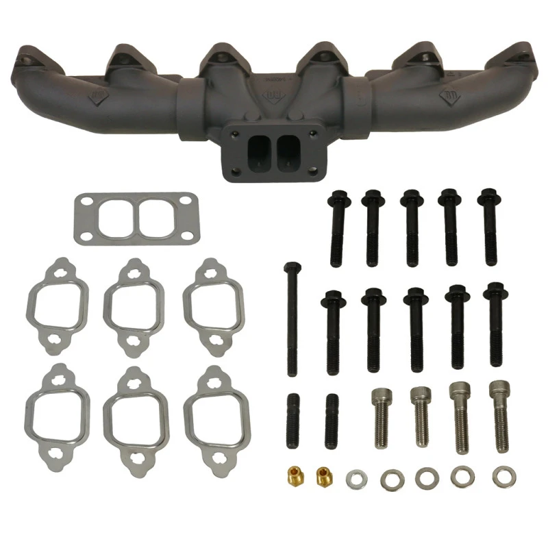 BD Diesel Pulse Auspuffkrümmer Kit für 1988–1998 Dodge 5.9L 12-Ventil Cummins