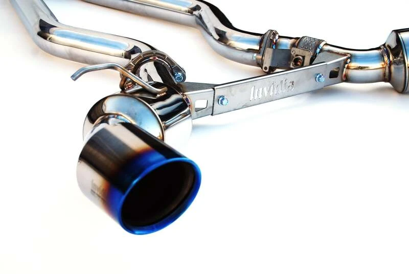 Invidia Dual N1 w/ Valve Rolled Titanium Tip Cat-Back Auspuff für 2019+ Toyota Supra