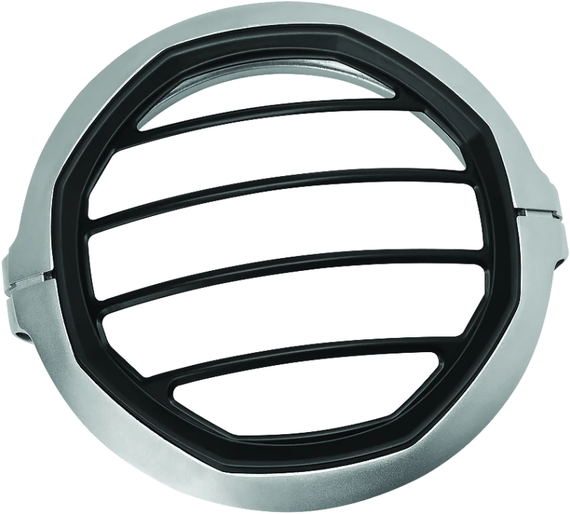 Kuryakyn Dillinger Headlight Trim 5-3/4 Silver