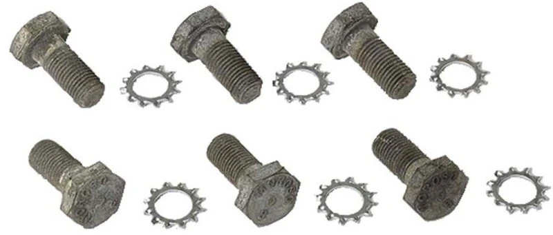 Moroso Chevrolet Big Block/Small Block/90 Degree V6 Flex Plate Bolts – Stahl – 6er Pack