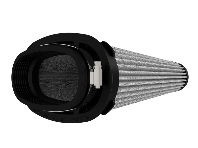 aFe Magnum FLOW UCO Air Filter Pro DRY S 5 5/8in x 2 5/8in F x 7in x 4in B x 7in x 3in T x 7 7/8in H