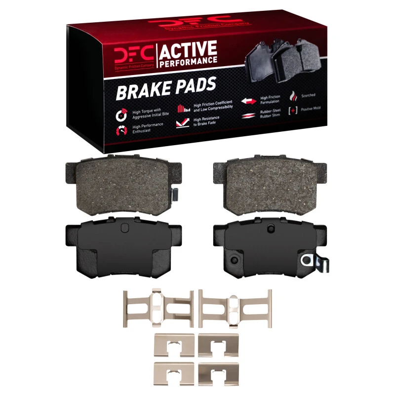 DFC 87-22 Acura CSX Rear Active Performance Pads and Hardware Kit