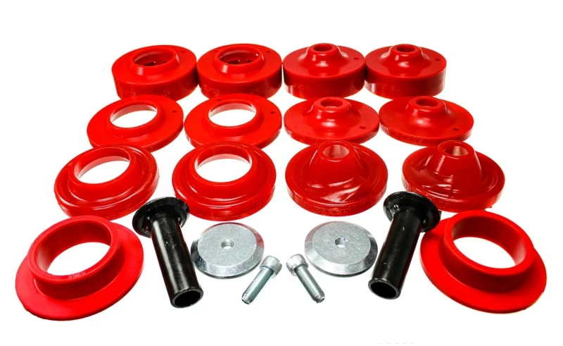 Energy Suspension 18+ Jeep Wrangler JL Red Rock-Flex 2-Zoll einstellbarer Coil Spacer Satz