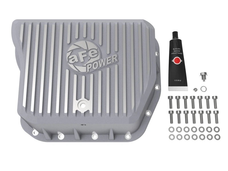 aFe Power Cover Trans Pan Machined Trans Pan 2006 Dodge RAM 5.9L Cummins