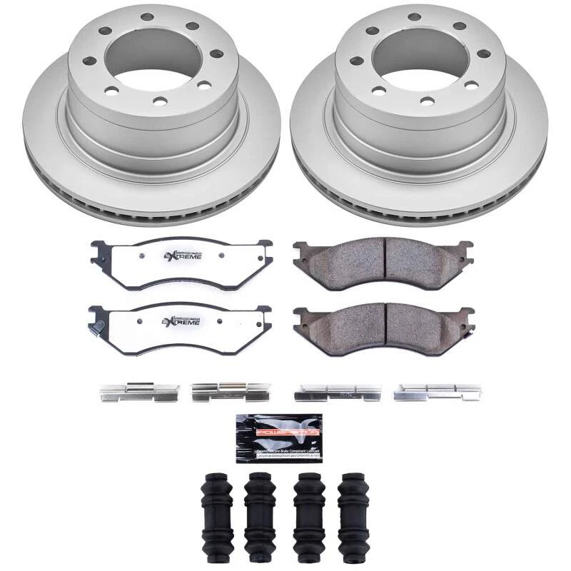 Power Stop 06-08 Dodge Ram 1500 Rear Z36 Coated Truck & Tow Brake Kit
