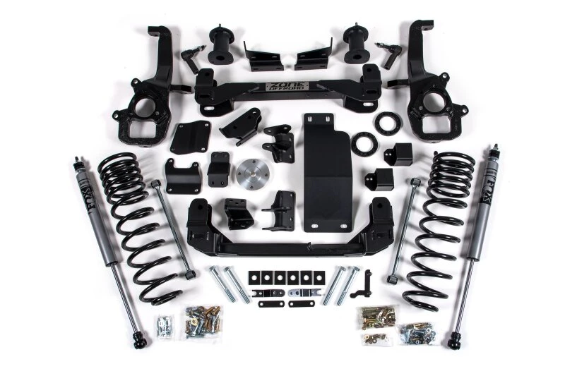 Zone Offroad 2025 Ram 1500 4WD 4in Front 3in Rear Susp. Lift System - Std Bore - Fox Adv Rear Shocks