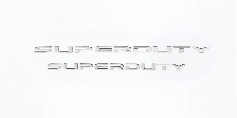 Putco 17-20 Ford SUPERDUTY Buchstaben (gestanzt/Edelstahl) Haube/Vorne