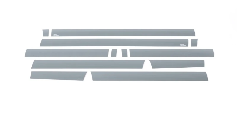 Putco 15-20 Ford F-150 Super Cab 8ft Long Box (4,25 Zoll hoch - 12 Teile) schwarze Platinum-Rocker-Panels