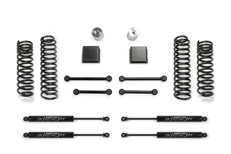 Fabtech 20-21 Jeep JT 4WD Gas 3-Zoll-Sport-II-System mit Stealth