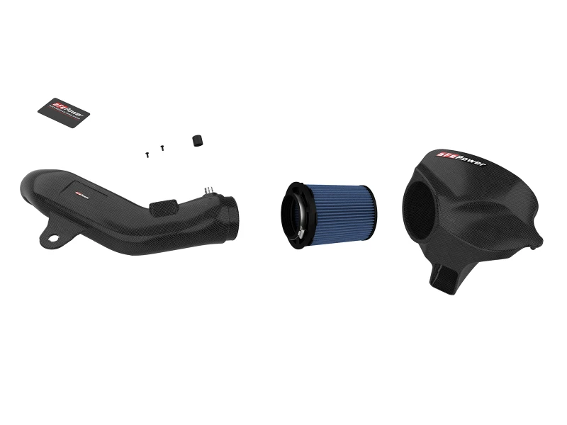 aFe Black Series Carbon Fiber CAIS mit Pro 5R Filter 16-18 BMW M2 (F87) L6-3.0L