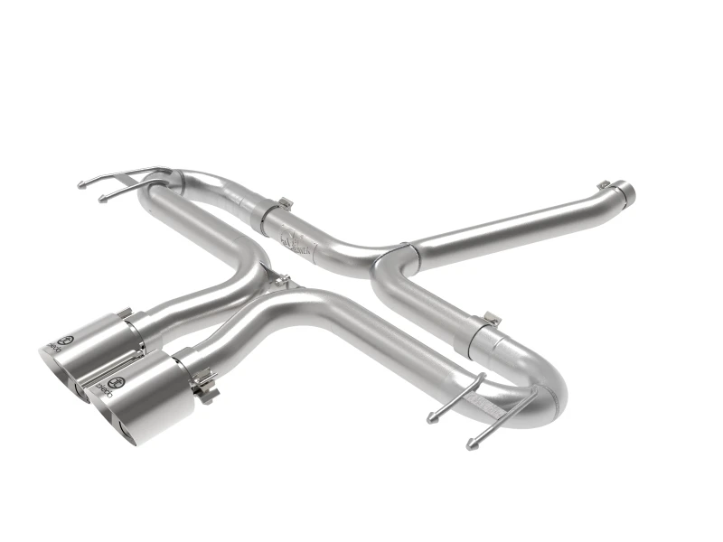 aFe Takeda 2-1/2 Zoll 304 SS Axle-Back Auspuffanlage mit polierten Endrohren 17-20 Honda Civic Sport L4-1.5L (t)