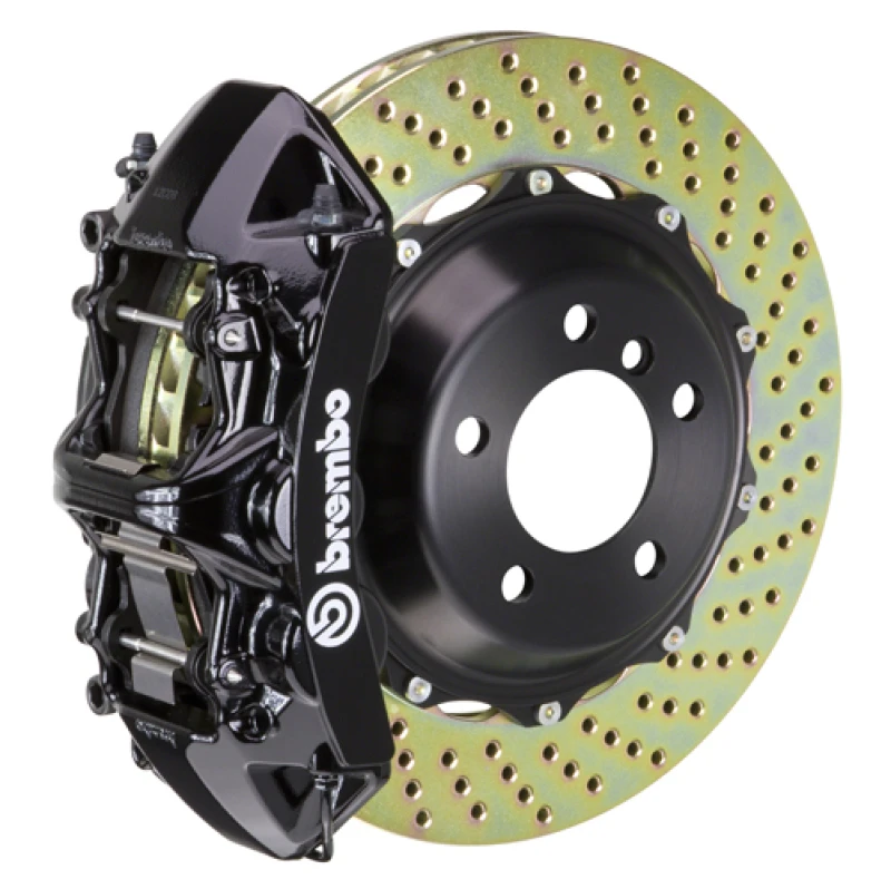 Brembo 12-16 FR-S (ZN6) Front BBK 6 Piston Cast 2pc 355x32 2pc Drilled Rotor - Black