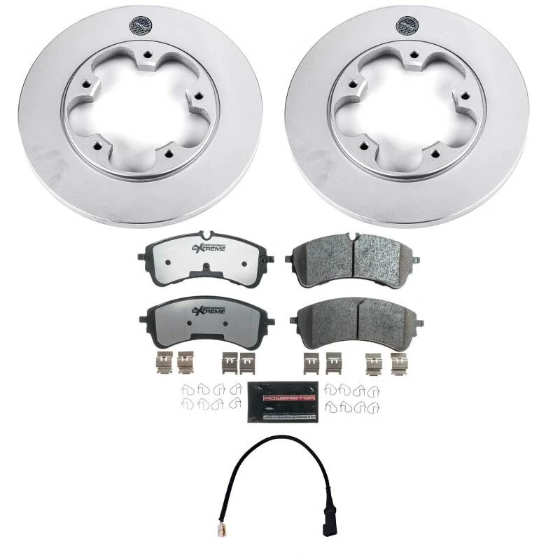 Power Stop 2020 Ford Transit-150 Rear Z36 Coated Truck & Tow Brake Kit