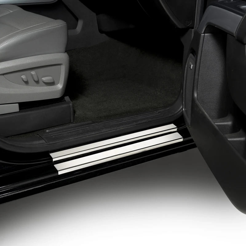 Putco 2020 Chevy Silv LD/HD / GMC Sierra LD/HD passt Doppelkabine und Regulärkabine (2-teilig) SS Türschwellen