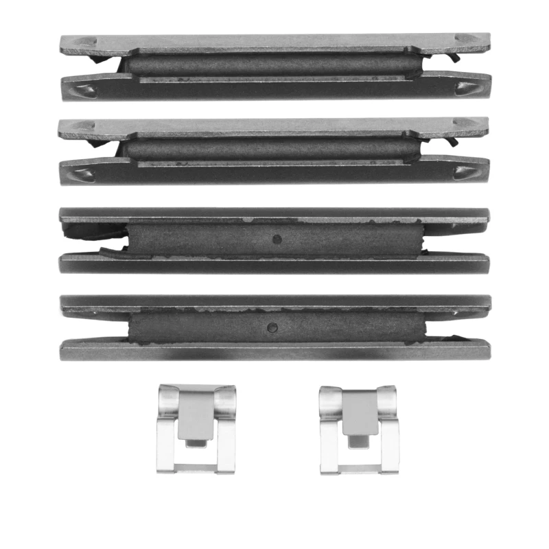 DFC 86-93 Ford F-150 RWD Front 5000 Advanced Semi Metallic Brake Pads and Hardware Kit