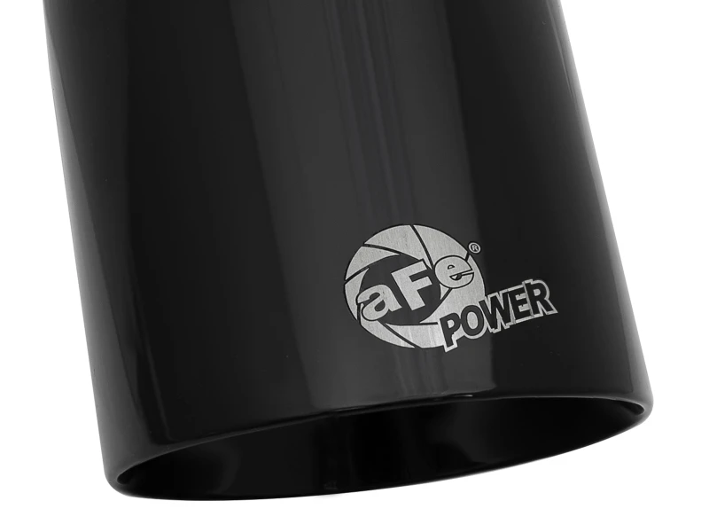 aFe MACH Force-Xp Univ 304 SS Doppel-Wand Klemm-Auspuff-Endstück - Schwarz - 3 Zoll Einlass - 4,5 Zoll Auslass
