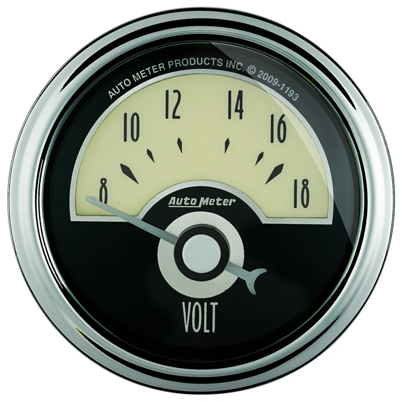 AutoMeter Gauge Voltmeter 2-1/16in. 18V Elec Cruiser Ad