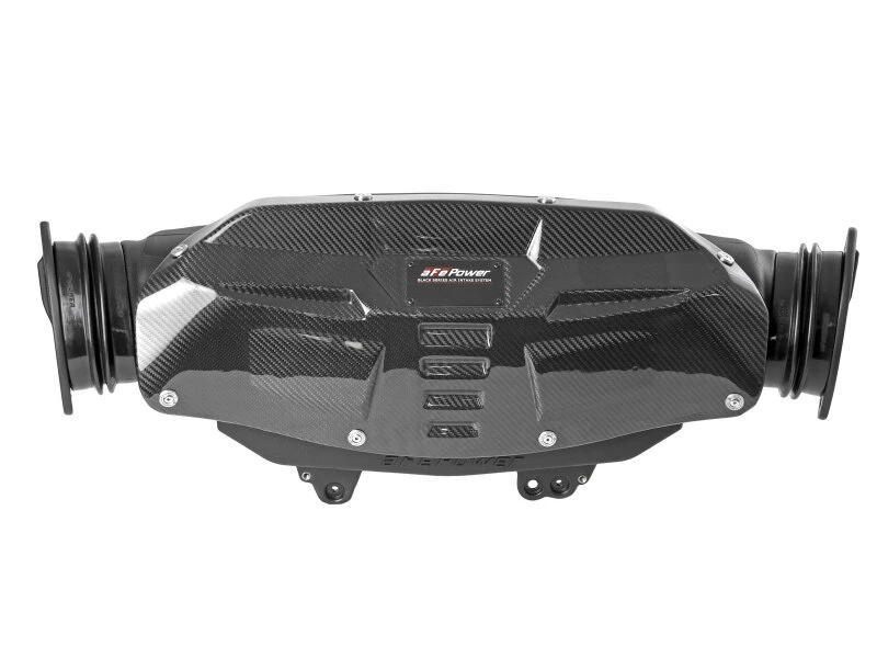 aFe 2020 Corvette C8 Black Series Carbon Fiber Kaltluft-Ansaugsystem mit Pro DRY S Filtern