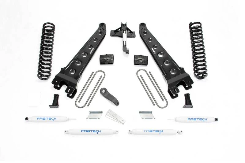 Fabtech 17-21 Ford F250/F350 4WD Diesel 6 Zoll Rad-Arm-System mit Coils und Performance-Stoßdämpfern
