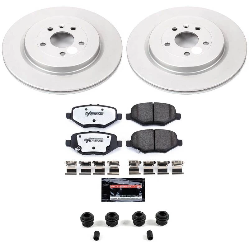 Power Stop 13-19 Ford Explorer Rear Z36 Coated Truck & Tow Brake Kit