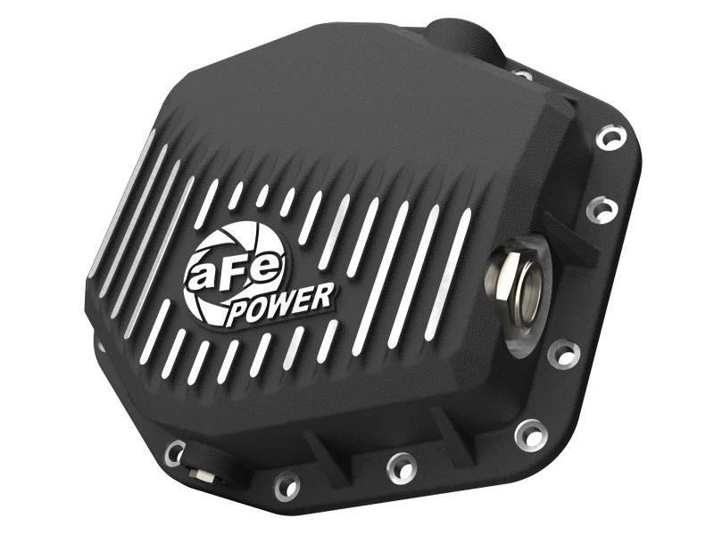aFe Ford Bronco Raptor 22-25 V6-3.0L POWER Pro Series Rear Differential Cover Black w/ Machined Fins