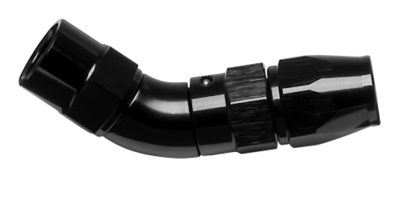 Vibrant -3AN 60-Grad-Hochfluss-Schlauchendstück für PTFE-ummantelten Schlauch - Aluminium