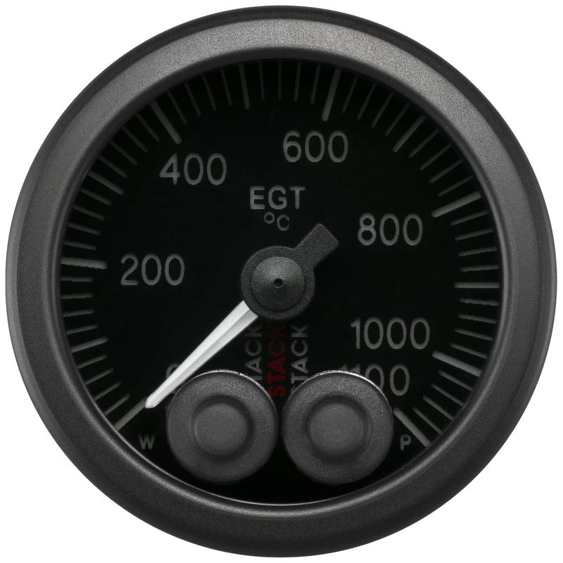 Autometer Stack 52mm 0-1100 Deg C Pro-Control Exhaust Gas Temp Gauge - Black