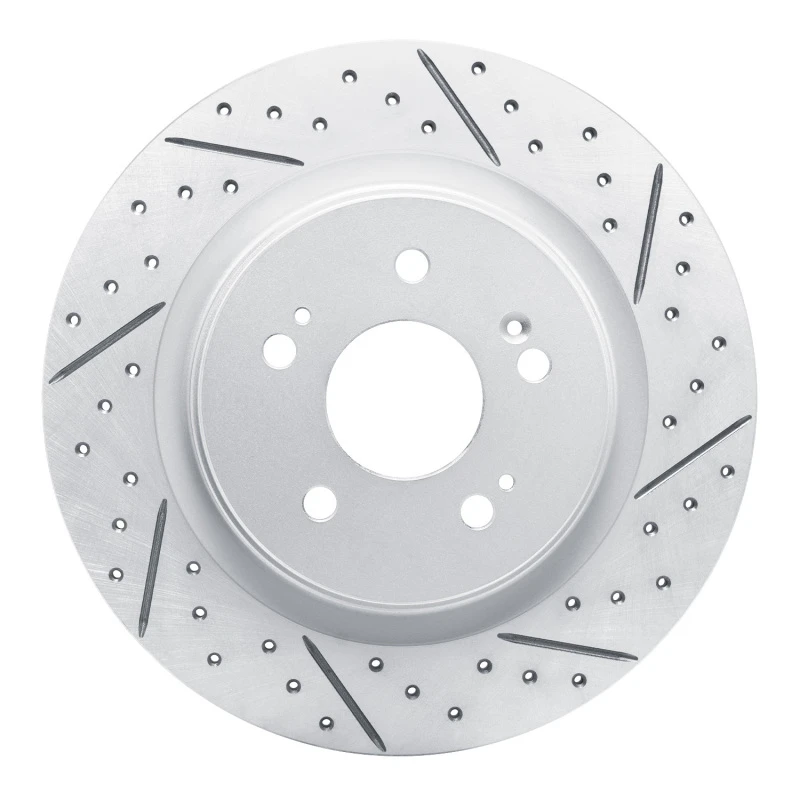 DFC 18-26 Honda Odyssey Rear Right Drilled & Slotted Geoperformance Rotor