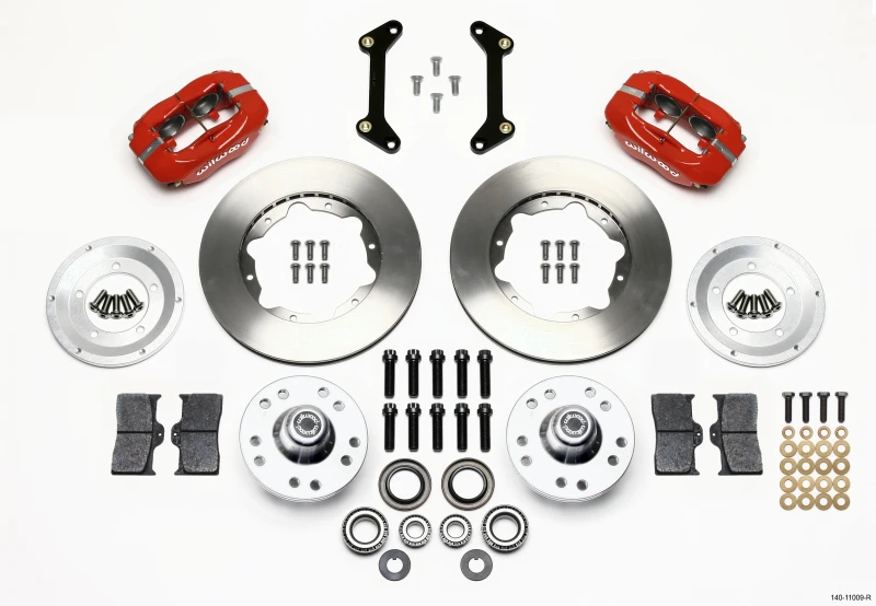 wilwood_140-11009-R-679574c8b5e50 Wilwood Forged Dynalite Front Kit 11.00in Red 79-87 GM G Body