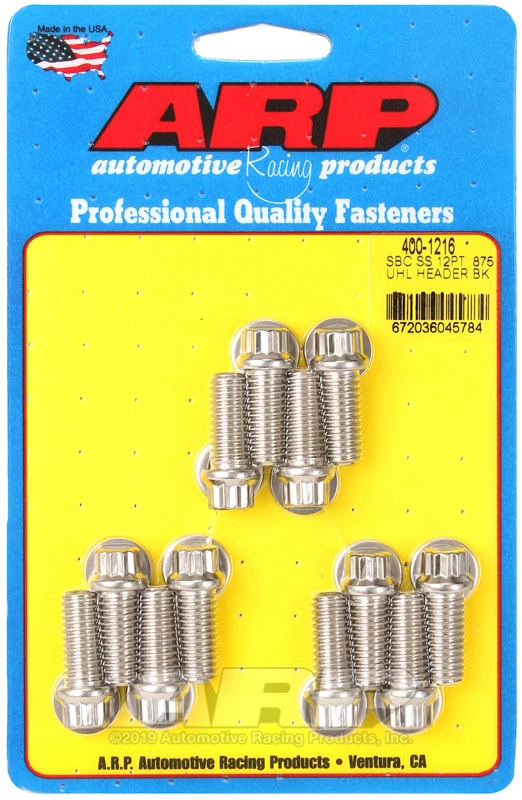 ARP Header Bolt Kit for Chevrolet Small Block SS