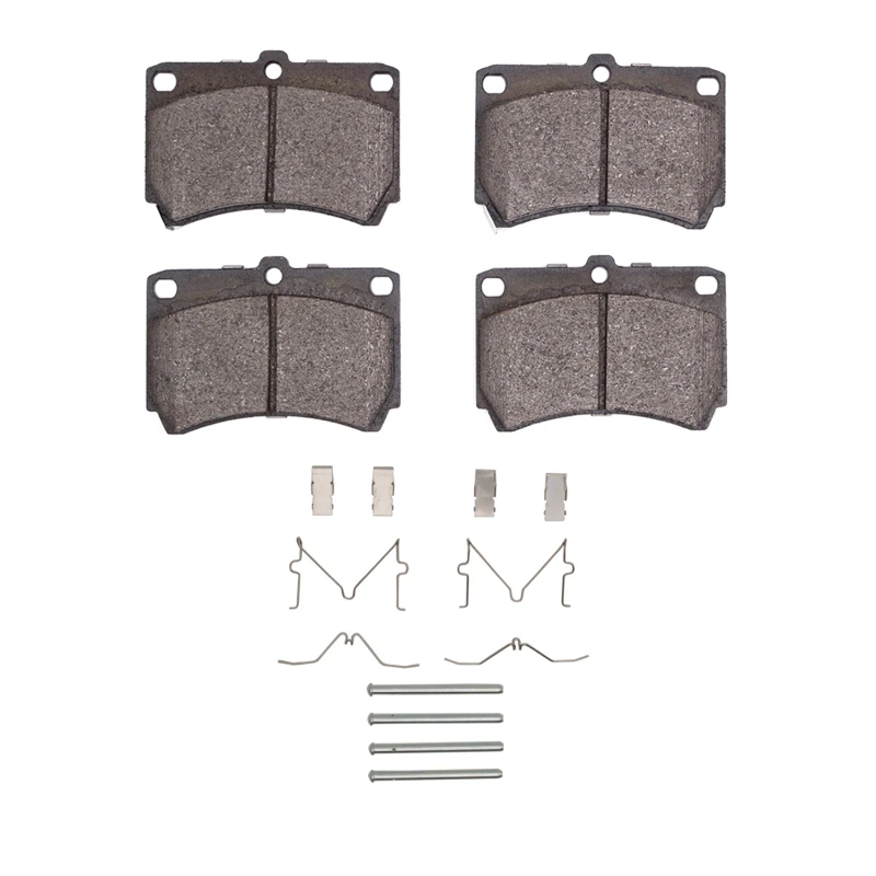 DFC 86-94 Mazda 323 Front 5000 Advanced Semi Metallic Brake Pads and Hardware Kit