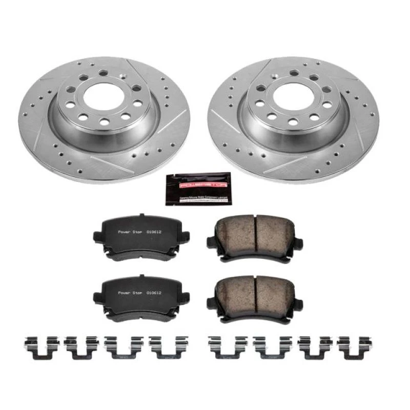 powerstop_K5662-679458ddc32ba Power Stop 2013 Audi A3 Rear Z23 Evolution Sport Brake Kit