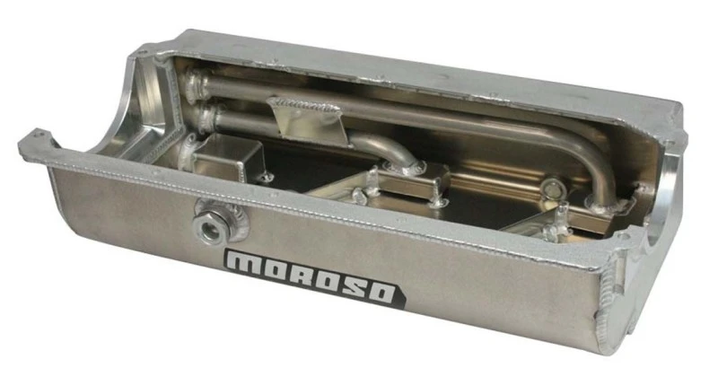 Moroso Pre-85 Chevrolet Small Block (w/Three Pick Ups) Sprint Car Dry Sump 6.5in Aluminum Ölwanne