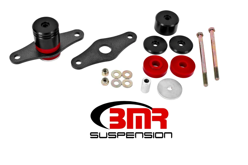 BMR 15-17 S550 Mustang Motorlager-Kit (Polyurethan) - Schwarz eloxiert