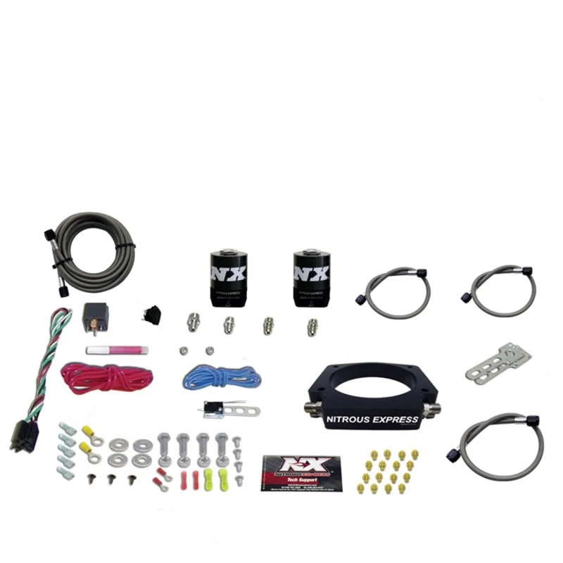 nitrous-express_20934-00-679431850eb9d Nitrous Express GM LS 90mm Nitrous Plate Kit (50-400HP) w/o Bottle