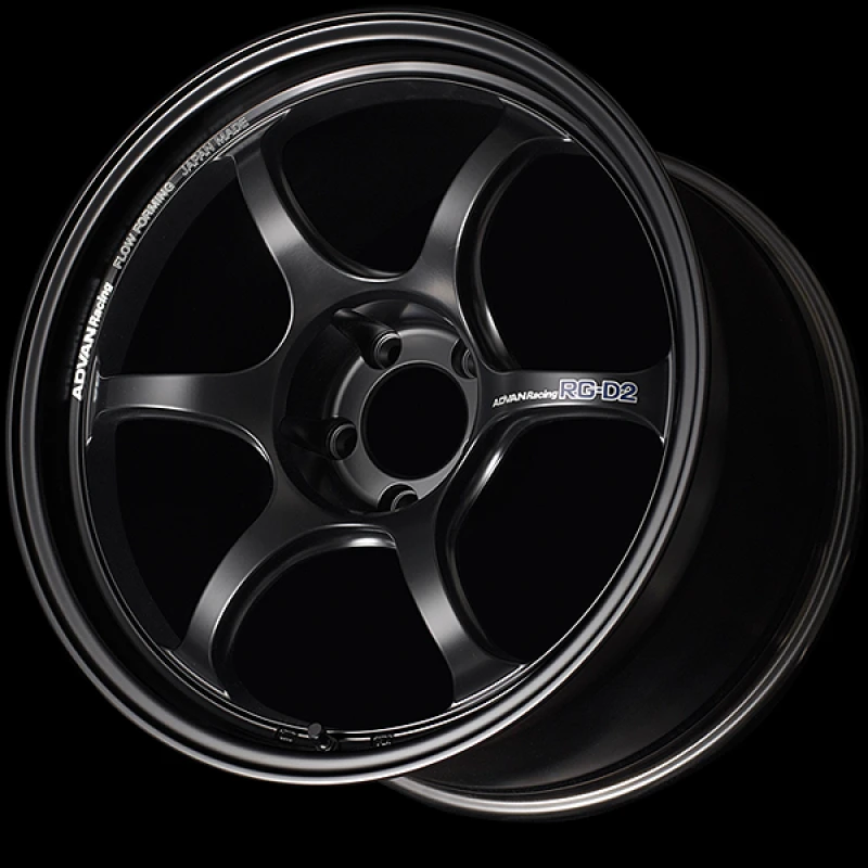 Advan RG-D2 18x8.5 / +42 Offset / 5x112 / 66.5mm Bore / Semi Gloss Black
