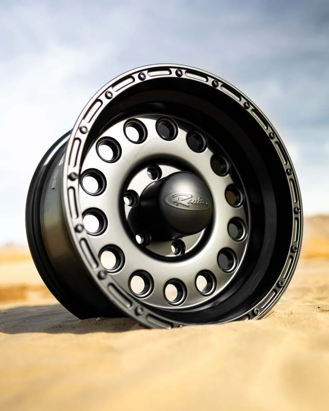 Raceline 887B Rock Crusher 16x8in / 8x170 BP / -20mm Offset / 130.81mm Bore - Satin Black Wheel