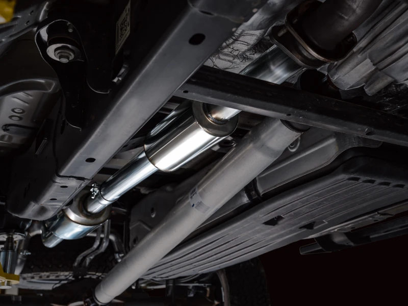 AWE Tuning 2021+ Ford F150 Tremor w/ Bumper Cutouts 0FG Resonated Catback w/ Chrome Silver Tips
