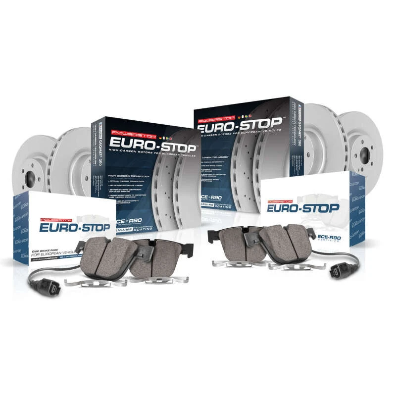 Power Stop 04-06 Mercedes-Benz E500 Front and Rear Eurostop Brake Kit