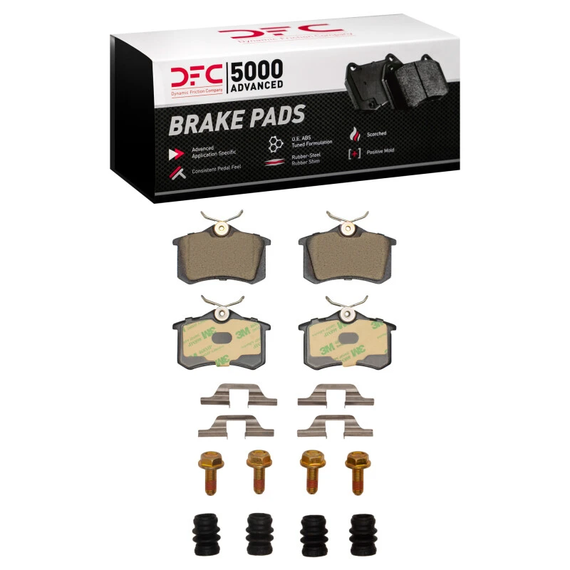 DFC 99-08 Audi A6 (USA/Canada) Rear 5000 Advanced Ceramic Brake Pads and Hardware Kit
