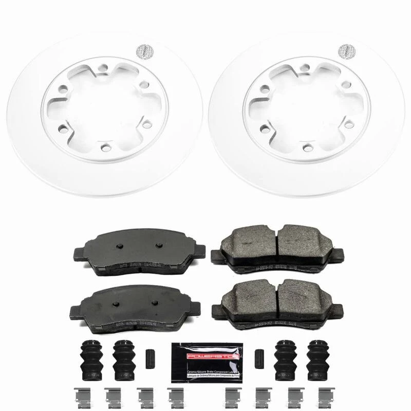 Power Stop 15-19 Ford Transit-350 HD Rear Z23 Coated Brake Kit