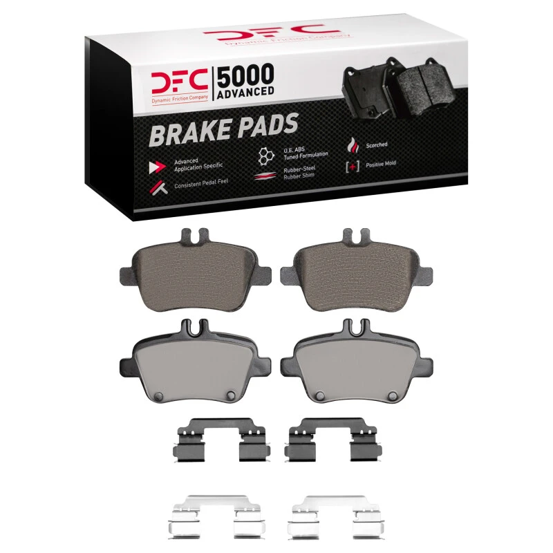 DFC 14-15 Mercedes-Benz CLA250 Rear 5000 Advanced Ceramic Brake Pads and Hardware Kit