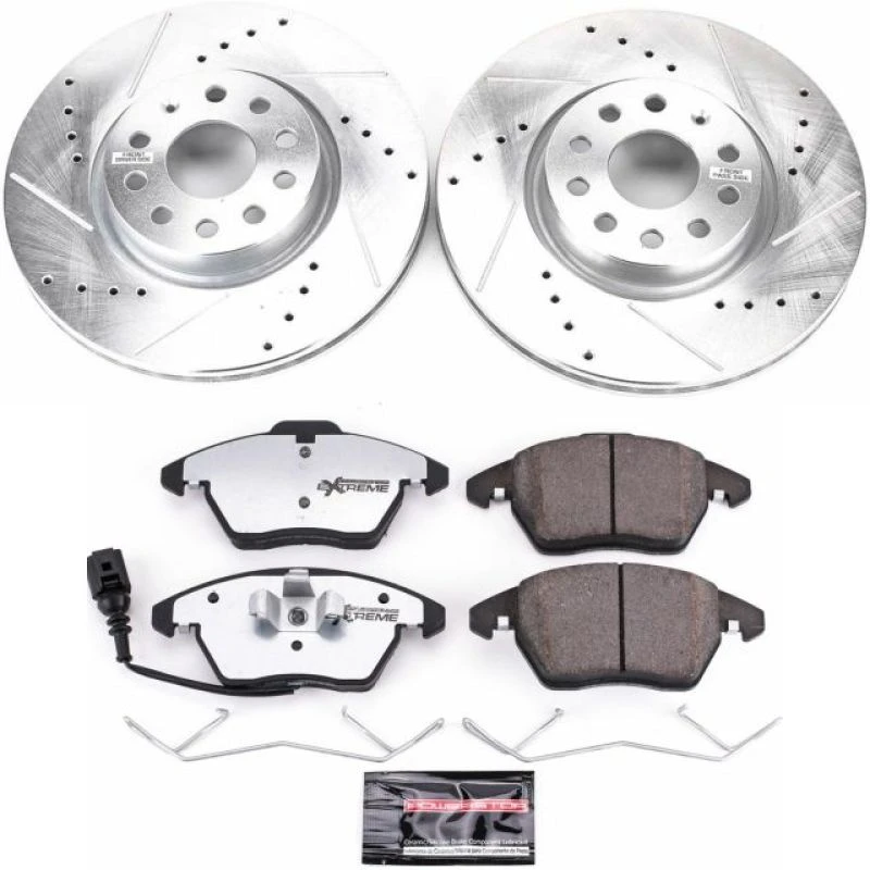 powerstop_K2259-26-67945b525774a Power Stop 06-13 Audi A3 Front Z26 Street Warrior Brake Kit