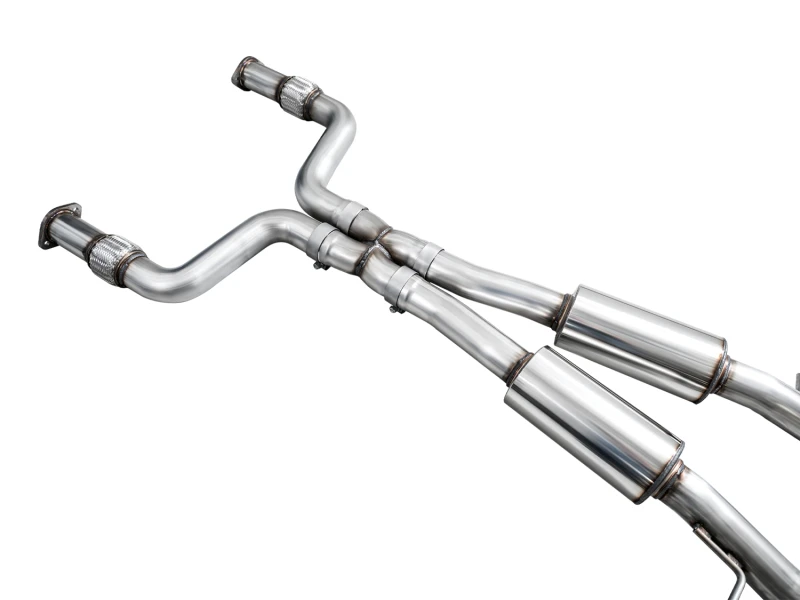 AWE 2023 Nissan Z RZ34 RWD Track Edition Catback Abgasanlage mit Chrom-Silber-Spitzen
