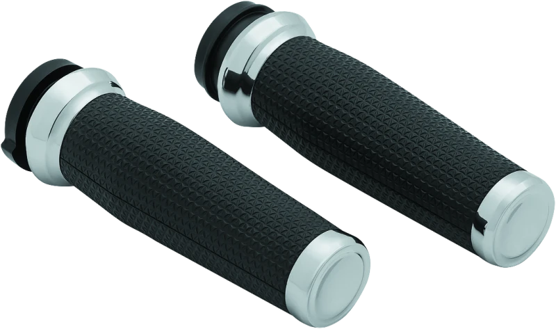 Kuryakyn Thresher Grips Throttle-By-Wire Chrome