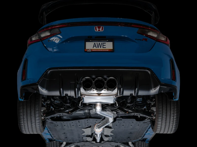 AWE Tuning 2023 Honda Civic Type R FL5 Touring Edition Auspuff mit dreifachen Diamantschwarz-Tipps