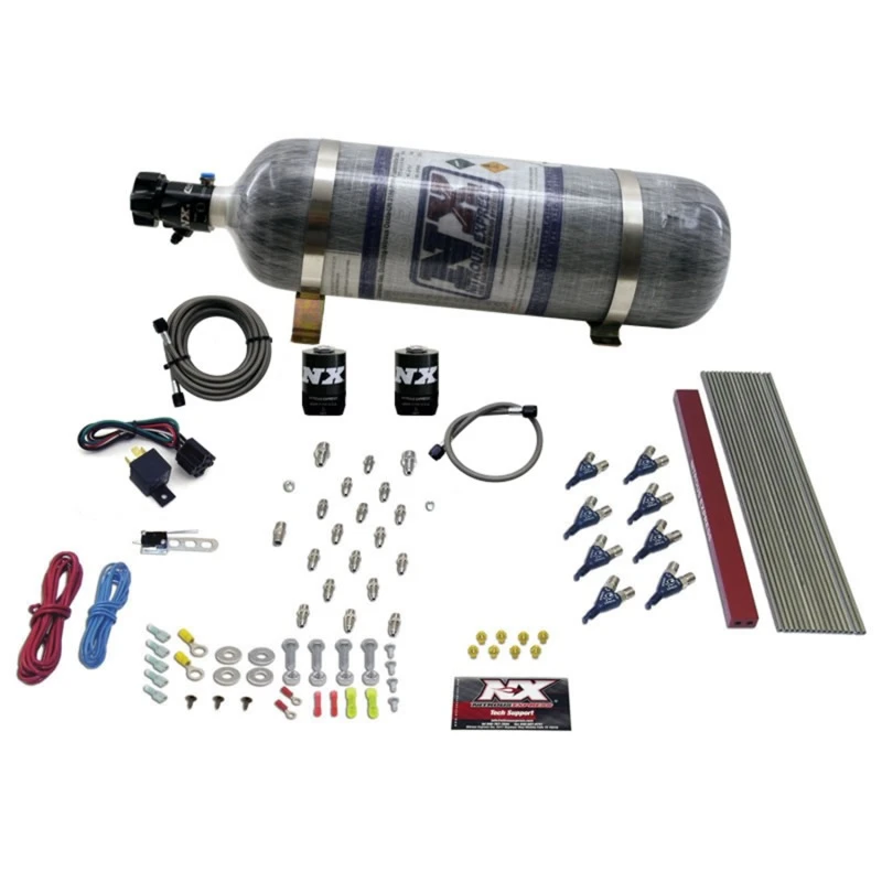 Nitrous Express GM LT1/LS1 Pro Piranha Düse Gas Nitrous Kit mit Composite Flasche