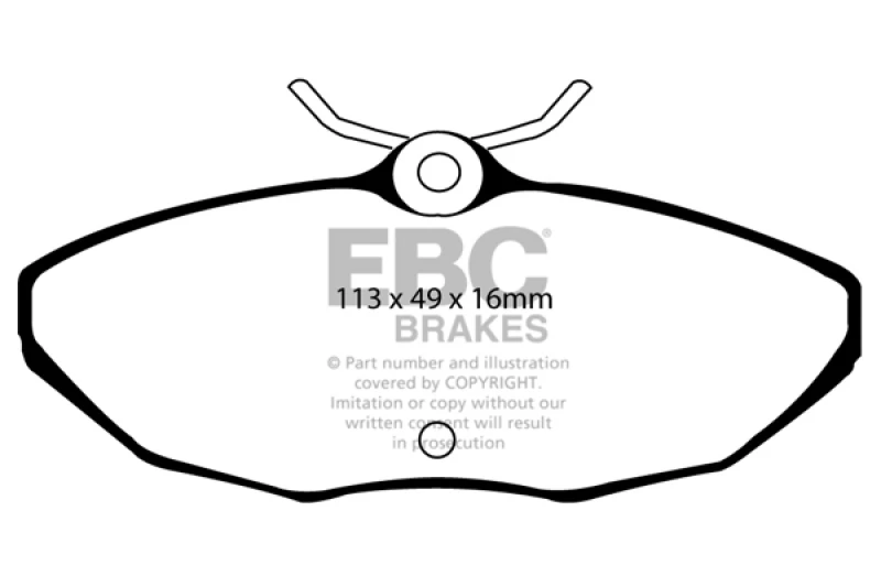 DP31221_2C-67931fca8d764 EBC 03-06 Jaguar XJ8 4.2 VP Redstuff Rear Brake Pads