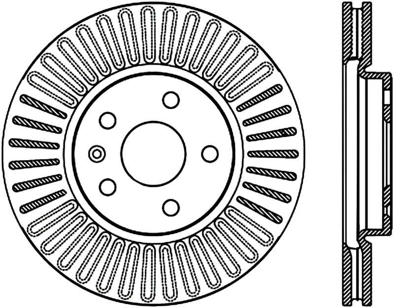 stoptech_127.62120CR-67976a4078c24 Stoptech 10-15 Chevy Camaro Sport Cryo-Treated Cross Drilled & Slotted Rotor - Front Right
