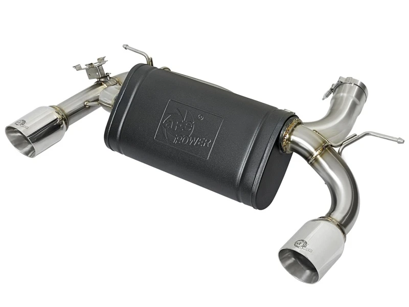 aFe MACHForce XP Abgasanlagen Axle-Back 12-15 BMW 335i 3.0T (SS mit polierten Endstücken)